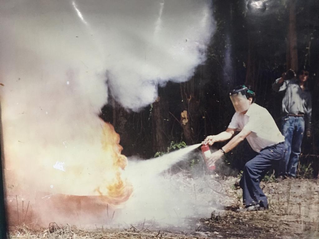 Extintor polvo químico seco